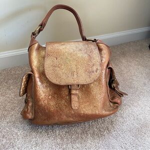 Moschino Gold Cheap and Chic Shoulder Bag​​​​​